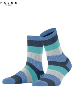 Blocky Stripe Damen Socken