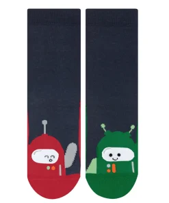 Bubble Robots Kinder Socken