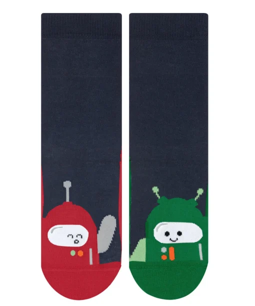 Bubble Robots Kinder Socken