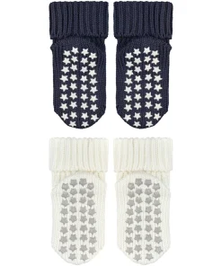 Cotton Catspads 2-Pack Babys Haussocken