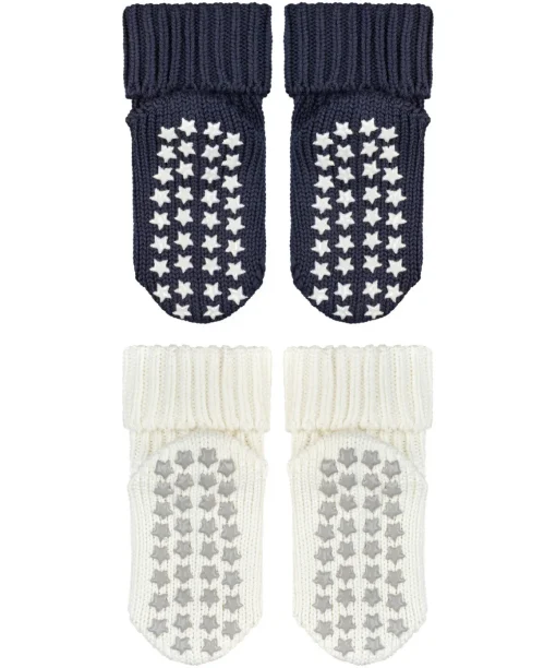 Cotton Catspads 2-Pack Babys Haussocken