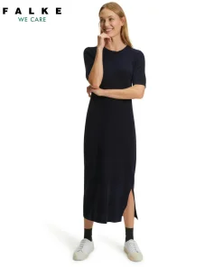 Damen Kleid Rundhals