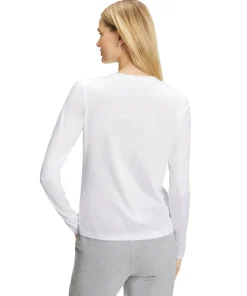Damen Langarmshirt V-Ausschnitt
