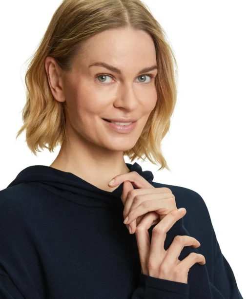 Damen Pullover Kapuze