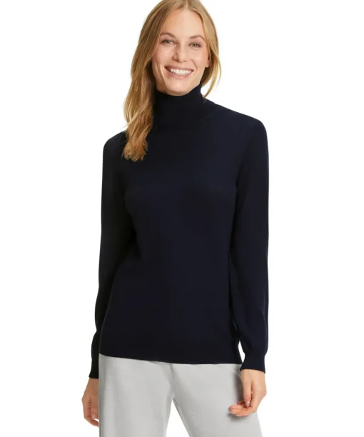 Damen Pullover Rollkragen