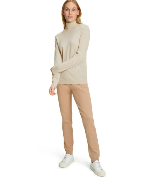 Damen Pullover Rollkragen
