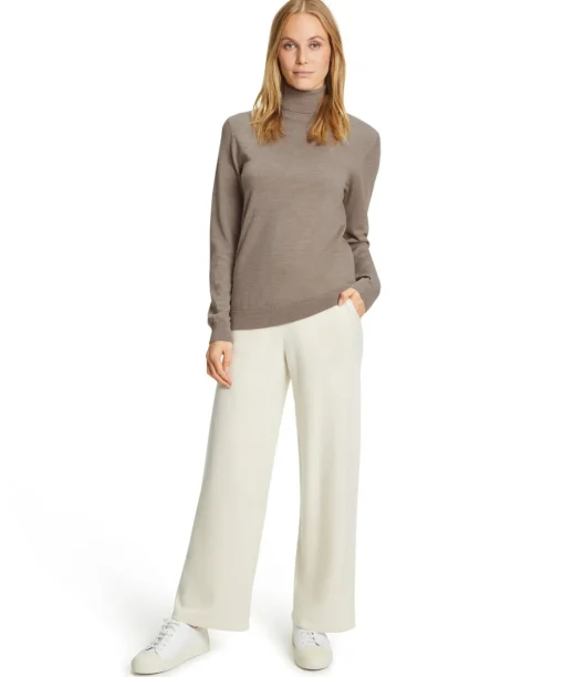 Damen Pullover Rollkragen