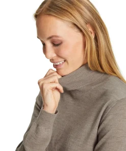 Damen Pullover Rollkragen