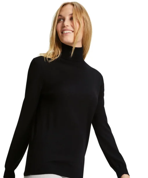 Damen Pullover Rollkragen