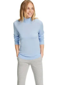 Damen Pullover Rollkragen