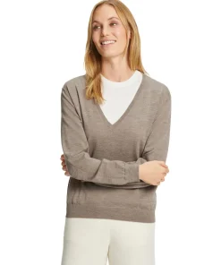 Damen Pullover V-Ausschnitt