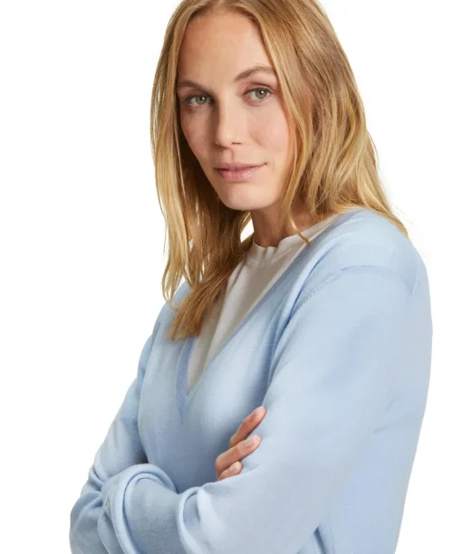 Damen Pullover V-Ausschnitt
