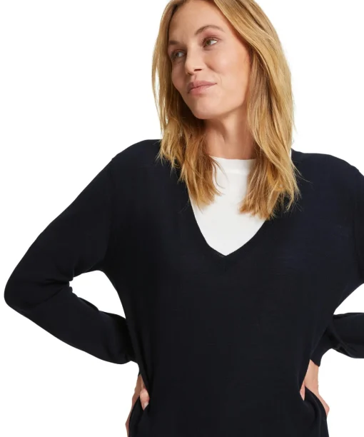 Damen Pullover V-Ausschnitt