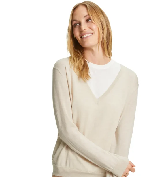 Damen Pullover V-Ausschnitt
