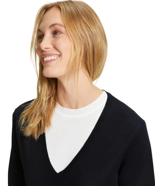 Damen Pullover V-Ausschnitt