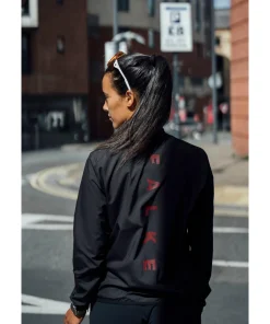 Damen Running Jacke Stehkragen