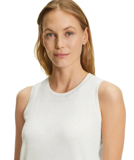 Damen Top Rundhals
