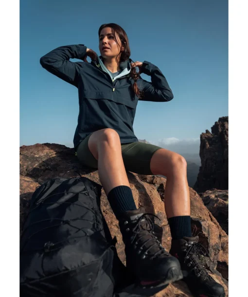 Damen Trekking Jacke Kapuze