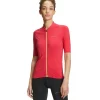 Damen T-Shirt Collegekragen