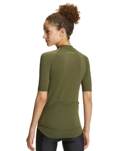 Damen T-Shirt Collegekragen