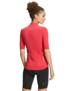 Damen T-Shirt Collegekragen