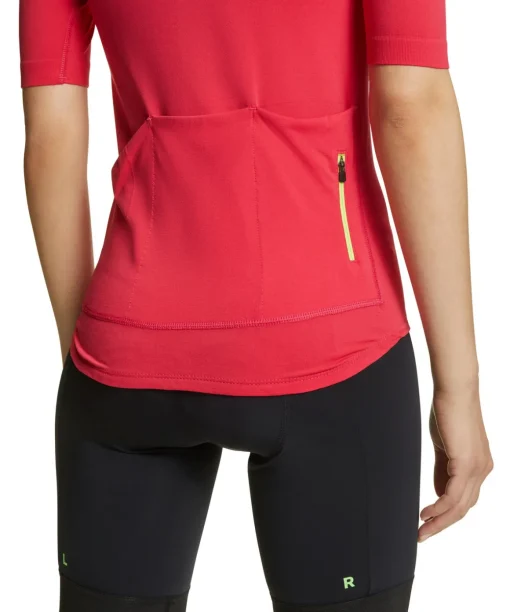 Damen T-Shirt Collegekragen