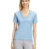 Damen T-Shirt V-Ausschnitt