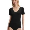 Damen T-Shirt V-Ausschnitt Climate Control