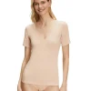 Damen T-Shirt V-Ausschnitt Climate Control