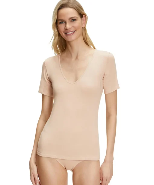Damen T-Shirt V-Ausschnitt Climate Control