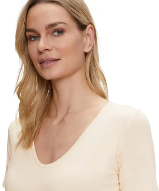 Damen T-Shirt V-Ausschnitt Climate Control