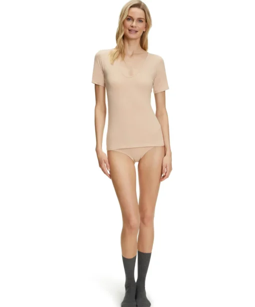 Damen T-Shirt V-Ausschnitt Climate Control