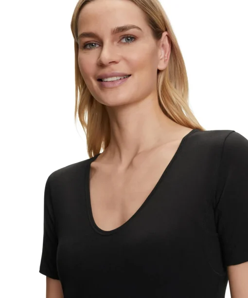 Damen T-Shirt V-Ausschnitt Climate Control