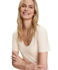 Damen T-Shirt V-Ausschnitt Climate Control