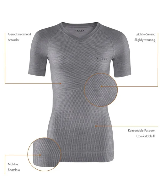 Damen T-Shirt Wool-Tech Light