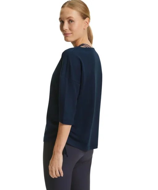Damen Yoga Sweat U-Boot-Ausschnitt
