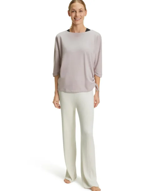 Damen Yoga Sweat U-Boot-Ausschnitt