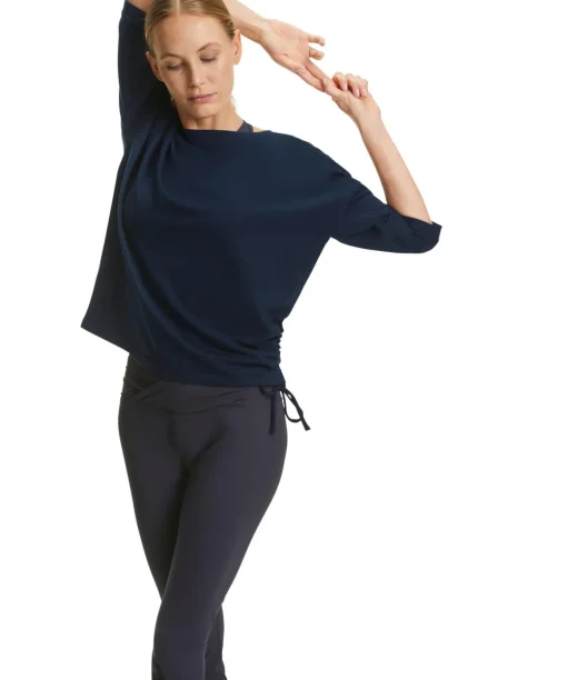 Damen Yoga Sweat U-Boot-Ausschnitt