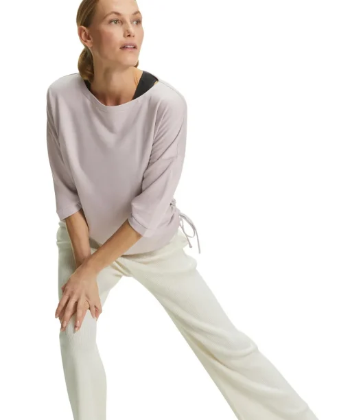 Damen Yoga Sweat U-Boot-Ausschnitt