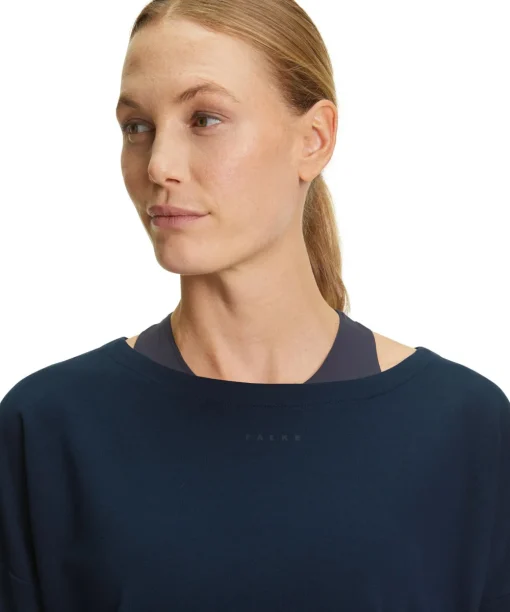 Damen Yoga Sweat U-Boot-Ausschnitt