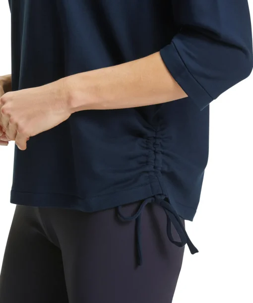 Damen Yoga Sweat U-Boot-Ausschnitt