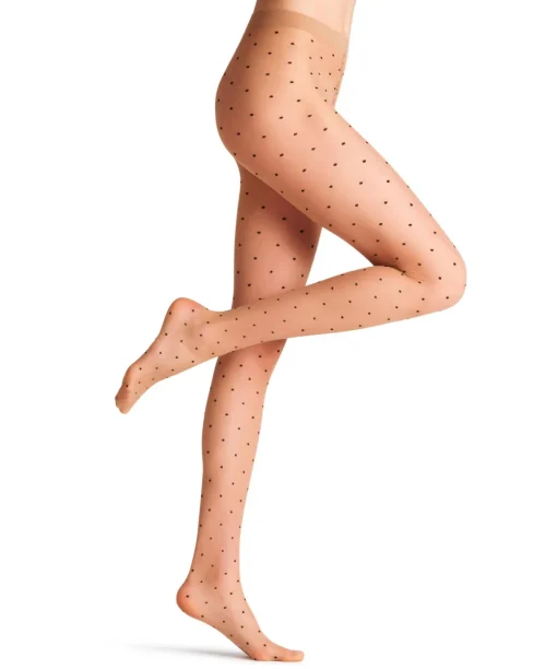 Dot Bicolor 15 Den Damen Strumpfhose