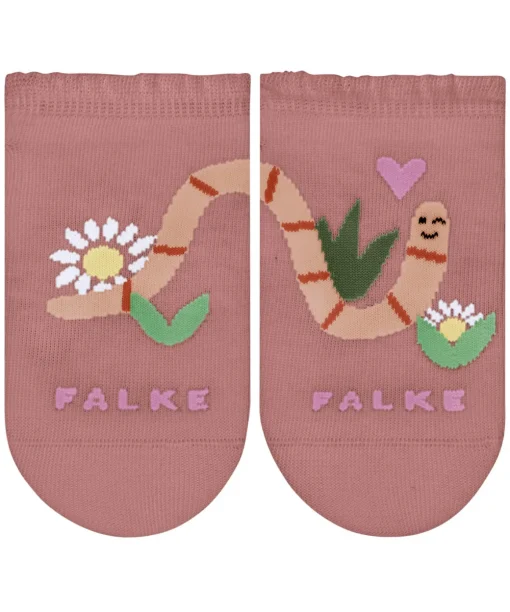 Funny Worm Kinder Sneakersocken