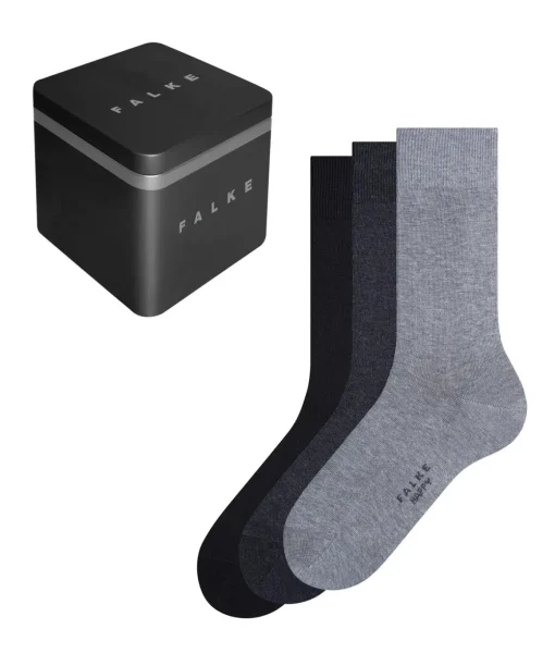 Happy Box 3-Pack Herren Socken
