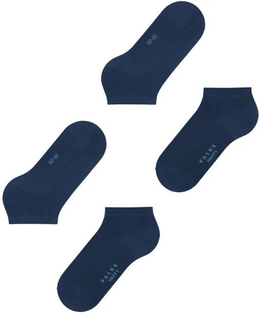 Happy 2-Pack Damen Sneakersocken