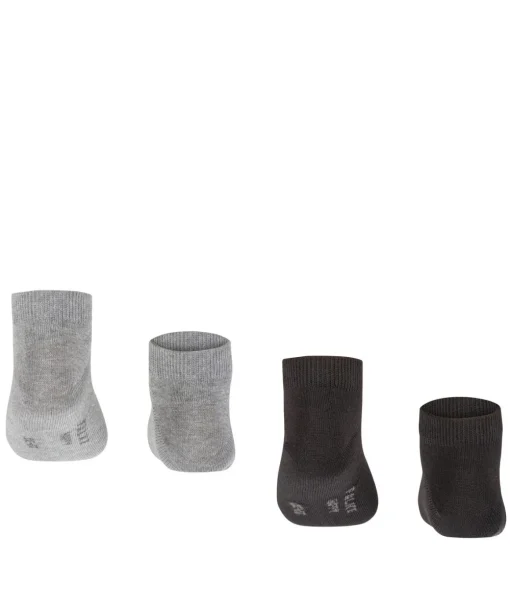 Happy 2-Pack Kinder Sneakersocken