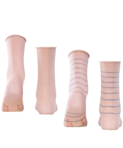 Happy Stripe 2-Pack Damen Socken
