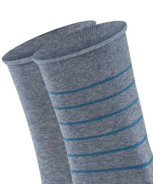 Happy Stripe 2-Pack Damen Socken