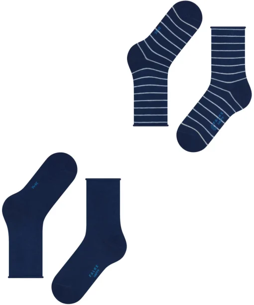 Happy Stripe 2-Pack Damen Socken