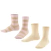 Happy Stripe 2-Pack Kinder Socken
